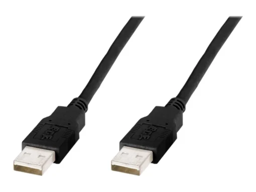 КАБЕЛ USB DIGITUS - USB-A to USB-A - 50 m - Black - PN AK-300101-050-S