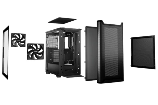 be quiet! кутия Case ATX - Pure Base 501 Airflow Window Black - Image 4