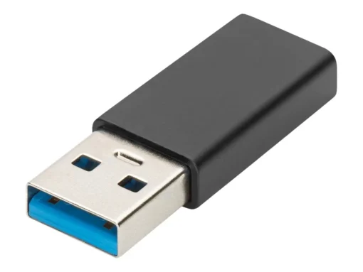 АДАПТЕР DIGITUS - USB-A to USB-C - Black - PN AK-300524-000-S - Image 6