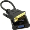 VCom активен преходник Adapter DVI-D 24+1 M -> VGA F Active - CG491-0.15m