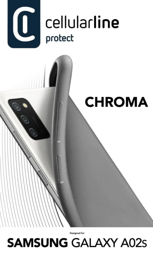 Chroma калъф за Samsung Galaxy A02s, Черен - Image 2