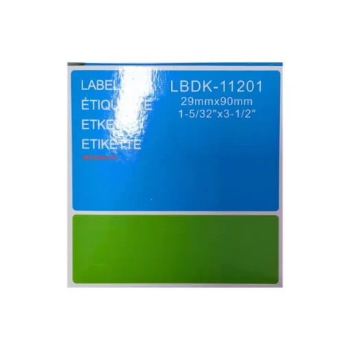 ЛЕНТА ЗА ЕТИКЕТНИ ПРИНТЕРИ BROTHER ТИП QL - STANDARD ADDRESS LABEL - 29mm x 90mm x 400 - DK11201 - PN LB-11201 -