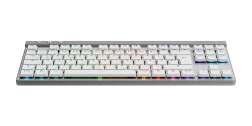 Безжична геймърска клавиатура Logitech G515 Lightspeed TKL White - Image 2