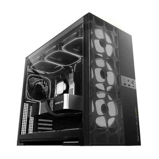 Geometric Future кутия Case EATX - Model 5 Vent Black - 5 x 140 mm aRGB fans included - Image 2