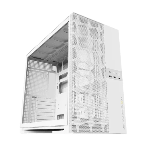 Geometric Future кутия Case EATX - Model 5 Vent White - 5 x 140 mm aRGB fans included - Image 3