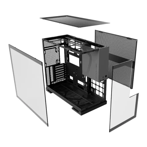 Geometric Future кутия Case EATX - Model 5 Black/Grey - 5 x 140 mm aRGB fans included - Image 4