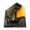 Geometric Future кутия Case EATX - Model 5 Black/Yellow - 5 x 140 mm aRGB fans included