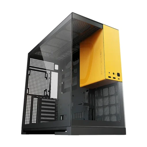 Geometric Future кутия Case EATX - Model 5 Black/Yellow - 5 x 140 mm aRGB fans included - Image 3