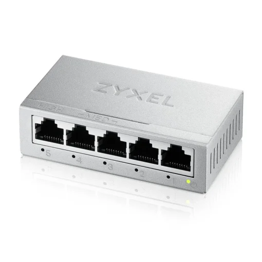 Суич ZYXEL GS-105B v5, 5 портов, Gigabit, метален корпус - Image 2