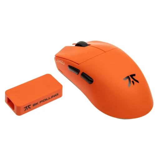 Lamzu професионална геймърска мишка MAYA X 8K - Wireless Gaming Mouse - Fnatic Special Edition Orange - Image 3