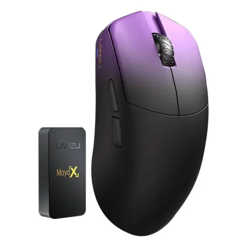 Lamzu професионална геймърска мишка MAYA X 8K - Wireless Gaming Mouse - Purple