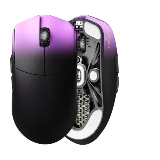 Lamzu професионална геймърска мишка MAYA X 8K - Wireless Gaming Mouse - Purple Shadow - Image 2