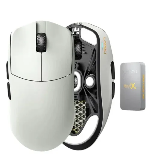 Lamzu професионална геймърска мишка MAYA X 8K - Wireless Gaming Mouse - Cloud Grey - Image 3