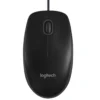 МИШКА LOGITECH B100 - Жична - Black - PN 910-003357