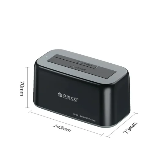 Orico докинг станция Storage - HDD/SSD Dock - 2.5/3.5 inch USB-C/USB-A - 6819C3-V1 - Image 2