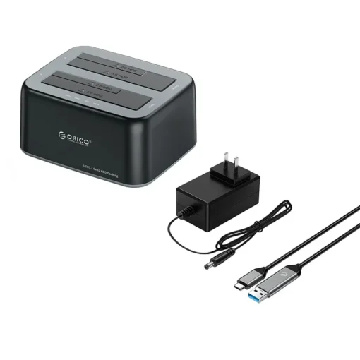 Orico докинг станция Storage - HDD/SSD Dock - 2 BAY 2.5/3.5 USB-C/USB-A - 6829C3-V1 - Image 3