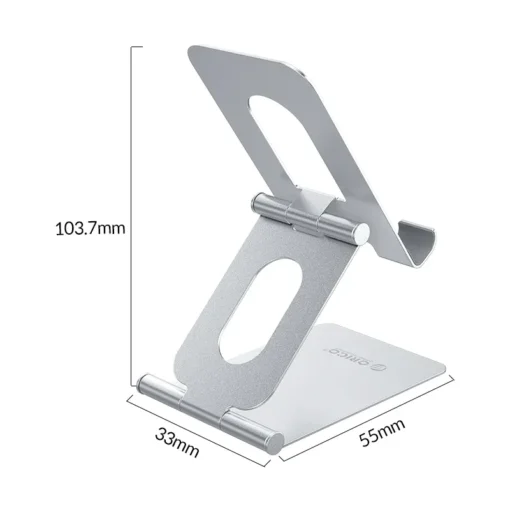 Orico стойка за телефон или таблет за бюро Phone/Tablet Holder - LST-S1-SV-BP - Image 3