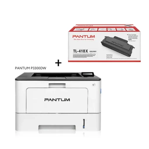 КОМПЛЕКТ ЛАЗЕРЕН ПРИНТЕР PANTUM P3300DW + ТОНЕР КАСЕТА TL-410X