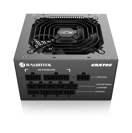 Raijintek захранване PSU ATX 3.0 1000W Gold - CRATOS 1000 BLACK - Image 5