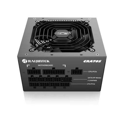 Raijintek захранване PSU ATX 3.0 1200W Gold - CRATOS 1200 BLACK - Image 5