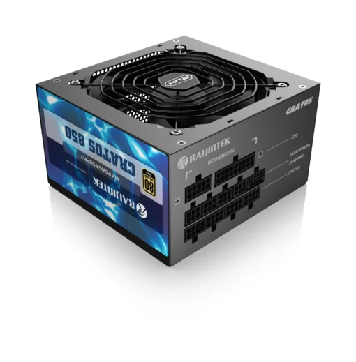 Raijintek захранване PSU ATX 3.0 850W Gold - CRATOS 850 BLACK - Image 2