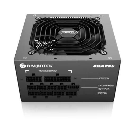 Raijintek захранване PSU ATX 3.0 850W Gold - CRATOS 850 BLACK - Image 5