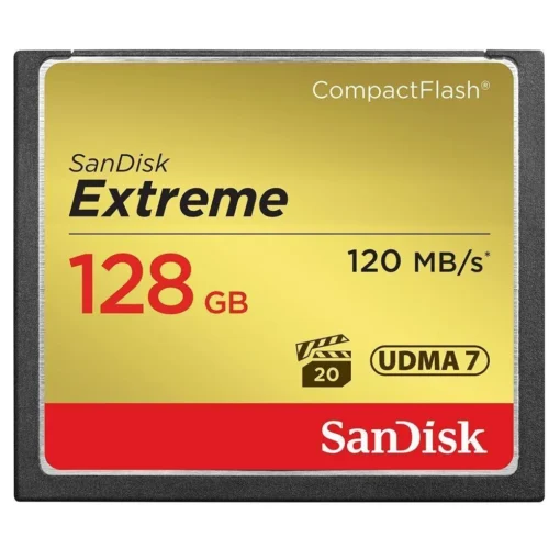 Карта памет SANDISK  Extreme CompactFlash Memory Card 128Gb