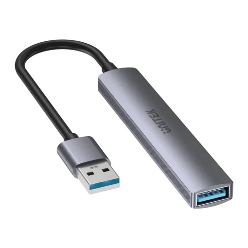 Unitek хъб USB3.0/2.0 HUB 4 port uHUB Q4 - USB-A input - USB3.0 x 1, USB2.0 x 3 - H1208A - Image 2