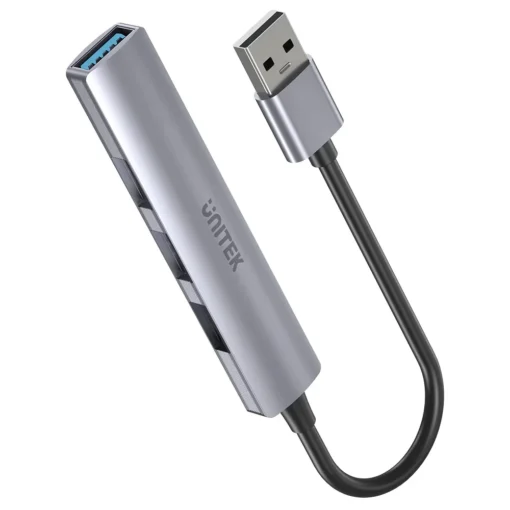 Unitek хъб USB3.0/2.0 HUB 4 port uHUB Q4 - USB-A input - USB3.0 x 1, USB2.0 x 3 - H1208A - Image 5