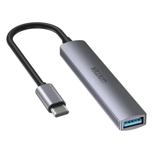 Unitek хъб USB3.0/2.0 HUB 4 port - USB-C input - H1208B - Image 2