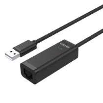 Unitek адаптер USB to LAN 100Mbps black - H1208B