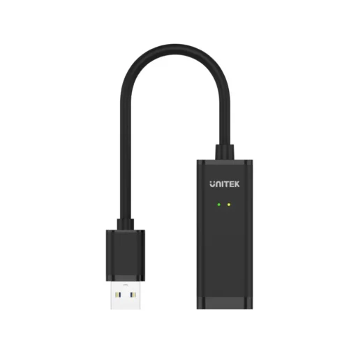 Unitek адаптер USB to LAN 100Mbps black - Y-1468 - Image 3