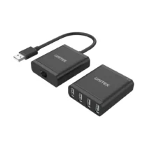 Unitek удължител USB Extension over LAN - USB-A Male to 4 port Female - Y-2516