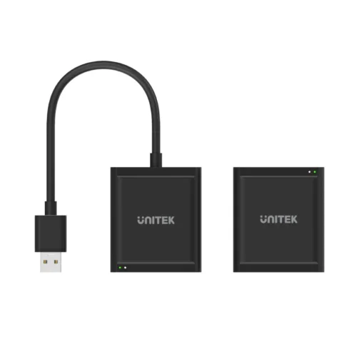 Unitek удължител USB Extension over LAN - USB-A Male to 4 port Female - Y-2516 - Image 3