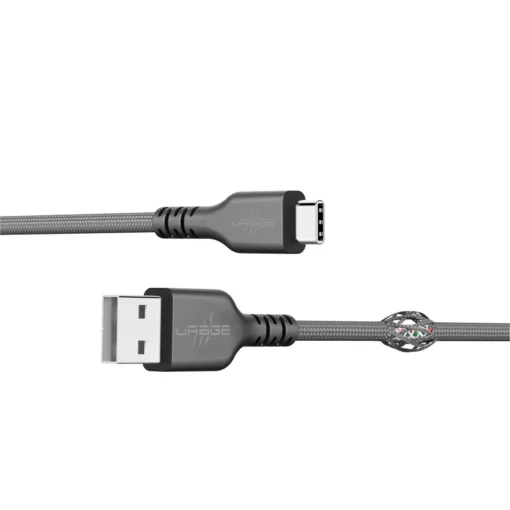 HAMA uRage Кабел USB uFlex, USB-A - USB-C, 2.20 m, черен - Image 2