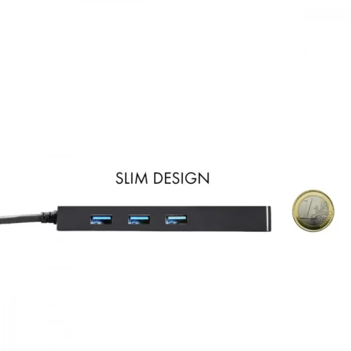 i-tec i-tec USB-C Slim 3-port HUB z adapterem Gigabit - Image 3