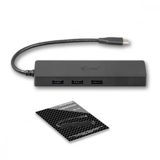 i-tec i-tec USB-C Slim 3-port HUB z adapterem Gigabit - Image 4