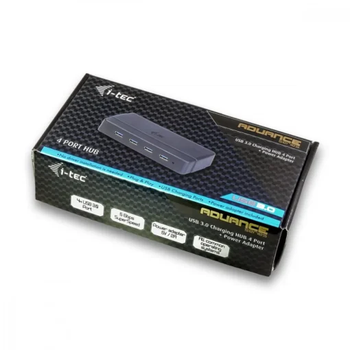 i-tec Charging USB 3.0 HUB 4 ports with захранващ блок - Image 5