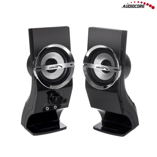 Audiocore Компютър speakers 6W AC805 USB Black - Image 3