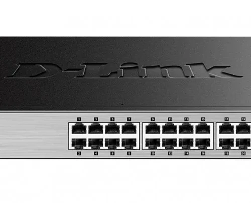 D-Link Switch Smart 2x SFP 24GE PoE DGS-1026MP
