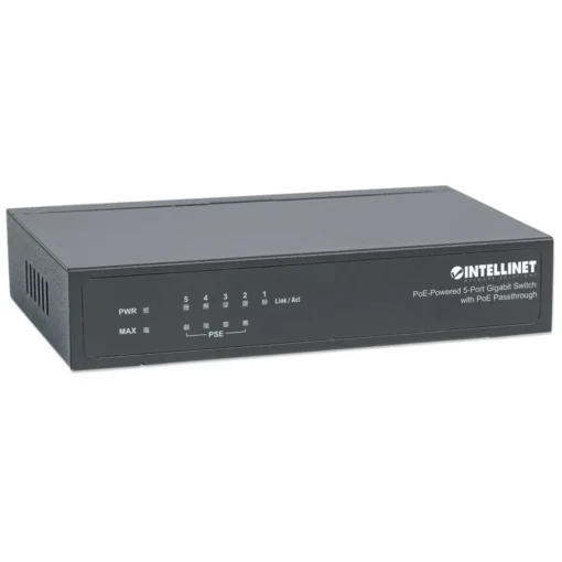 Intellinet Switch Intellinet Gigab it 5xPoE Passthrough za - Image 3