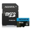 Adata microSD Premier 64GB UHS1/CL10/A1+adapter