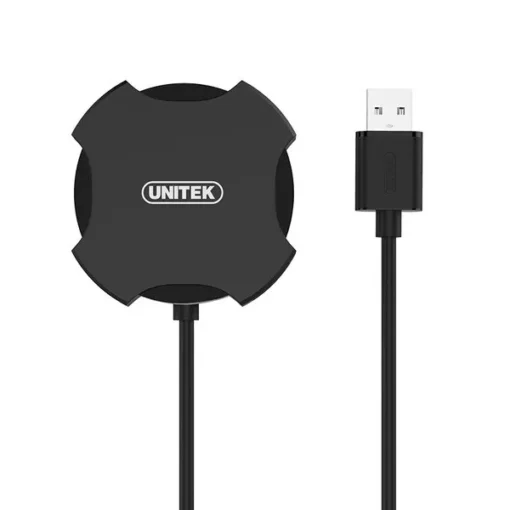 Unitek HUB 4x USB 2.0 micro black, Y-2178 - Image 4