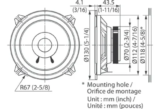 Kenwood KFC-S1356 - Image 2