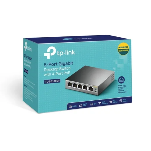 TP-LINK SG1005P switch 5xGE (4xPoE) - Image 5