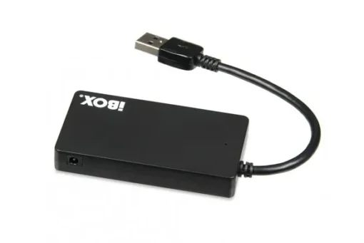 iBOX HUB USB 3.0 black 4-ports Slim - Image 2