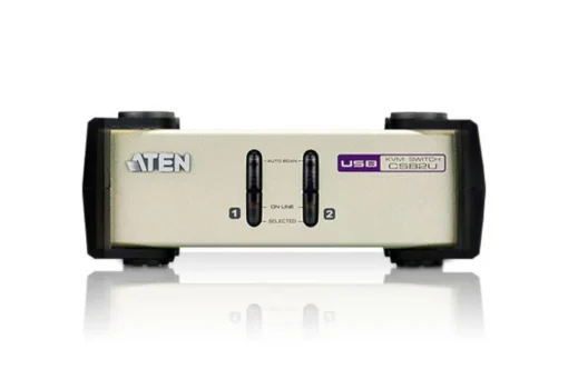 ATEN ATEN BIURKOWY KVM 2PORT PS2 USB VGA CS82U