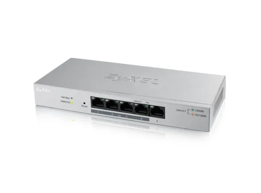 Zyxel GS1200-5HPV2-EU0101F Smart Switch 5xGigabit 4xPOE 60W