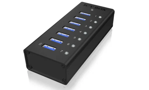 IcyBox IB-AC618 active 7 port USB Hub - Image 4