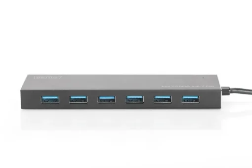 Digitus Hub 7-port USB 3.0 SuperSpeed., захранващ блок, aluminum - Image 5